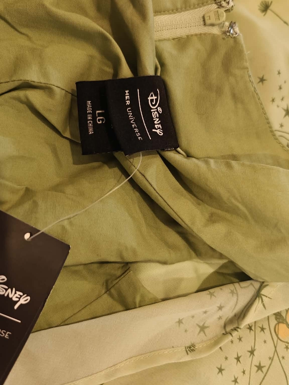 Her Universe Pale Green Flutter Sleeve A-Line Dress - Picture 5 of 6